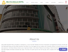 Tablet Screenshot of hotelselycamulia.com